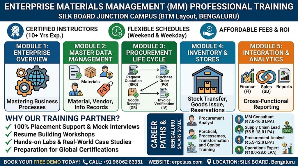 SAP MM Training in Silk Board