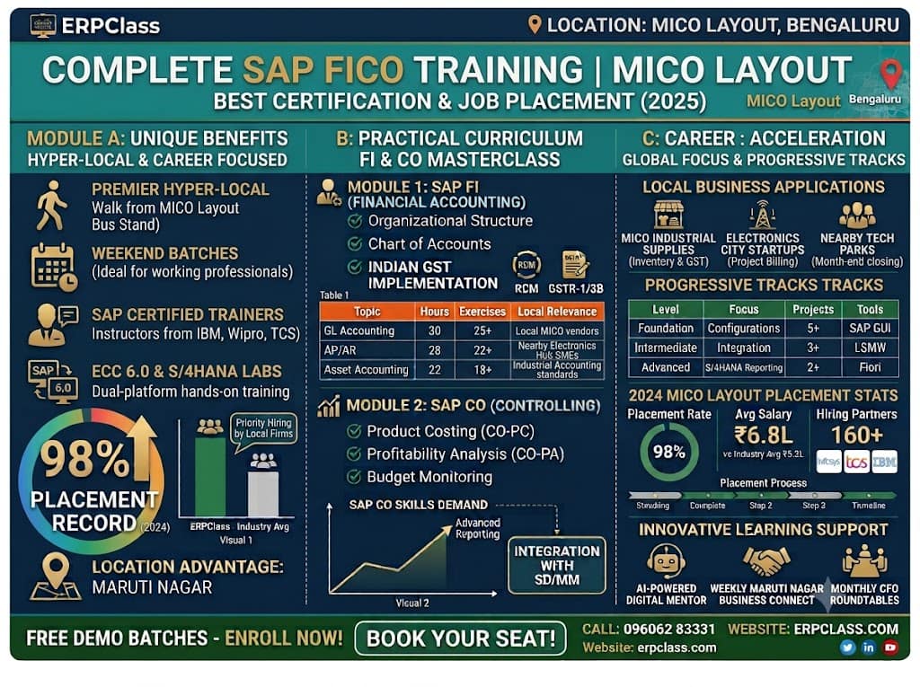 SAP FICO Training in MICO Layout SAP FICO Training in MICO Layout