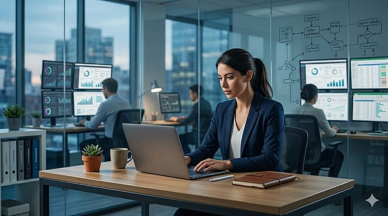 SAP Course in BTM Layout, Bangalore – Complete Guide 2026 | ERP Class a lady attending an online SAP course