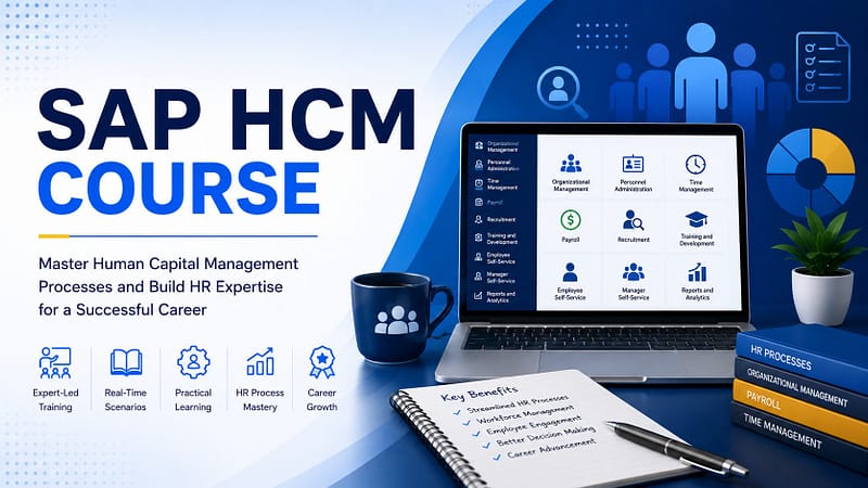 SAP HCM Course in BTM Layout Bangalore 2026: Fees, Salary, Career & Why ERP Class is #1 Build expertise in human resource management with this SAP HCM Course covering payroll, recruitment, organizational management, and real-time HR processes.